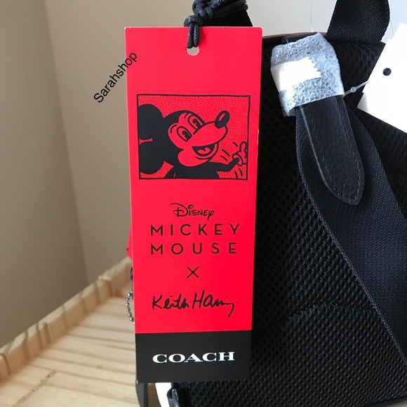 ✅Coach Mickey Mouse Mini Backpack Crossbody - Picture 9 of 14